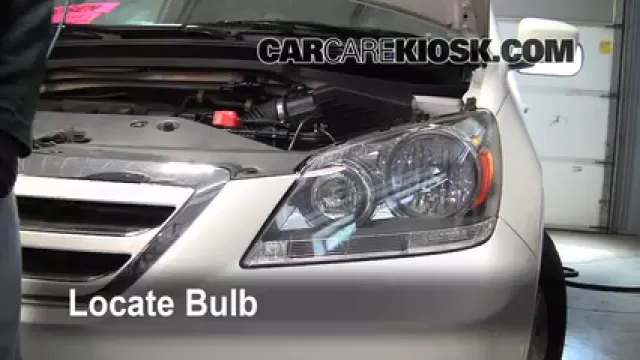 2007 Honda Odyssey EX 3.5L V6 Lights Headlight (replace bulb)